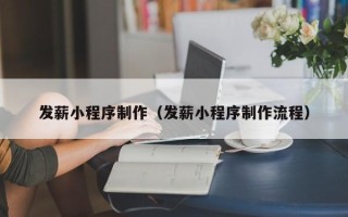 格尔木发薪小程序制作（发薪小程序制作流程）